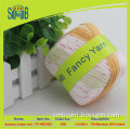 Crochet yarn supplier wholesale printed bamboo yarn with organic wool blended in short-time